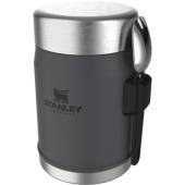 Recipient mancare STANLEY Classic Legendary Food Jar + Spork 0.40L, Charcoal