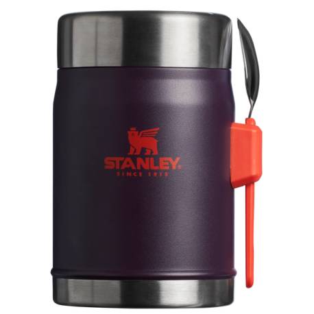 Recipient mancare STANLEY Classic Legendary Food Jar + Spork 0.40L, Plum