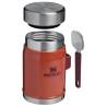 Recipient mancare STANLEY Classic Legendary Food Jar + Spork 0.40L, Hammertone Clay