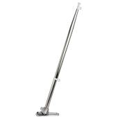 Stalp pentru steag 40cm, inox cu baza din ABS cromat