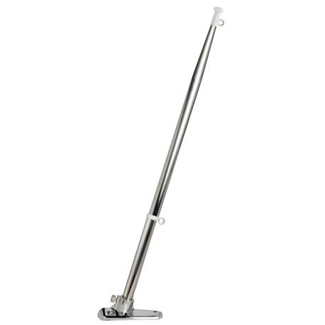 Stalp pentru steag cu baza, inox, 60cm