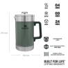 Cafetiera STANLEY Hammertone Green 1.4L