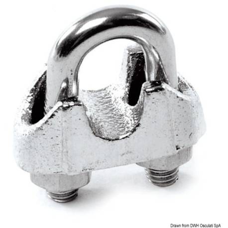 Brida OSCULATI U-bolt clamp inox AISI316, 3/4mm, 10 buc