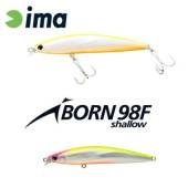 Vobler IMA IBORN 98F SHALLOW 9.8cm, 13g, 012 Cream Chartreuse