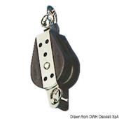 Ball-bearing block 1pulley swivel w/becket 8x28mm