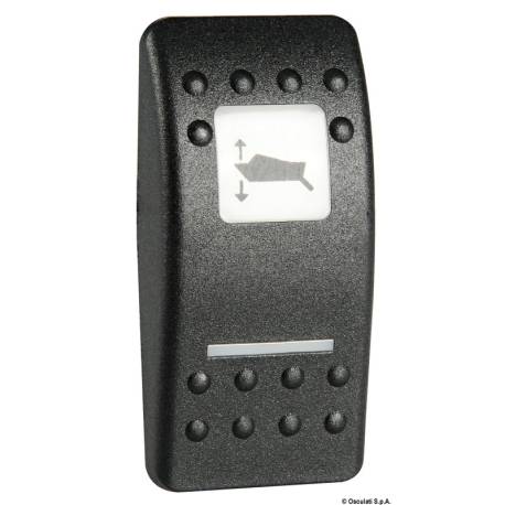 Toggle w/lighted symbols Raise outboard motor B