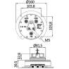 Comutator baterie Heavy Duty OSCULATI 14.904.00, 30A, 12/24V