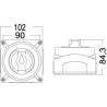 Comutator baterie OSCULATI Selecta New MKII