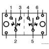 Comutator nautic CARLINGSWITCH (ON)-OFF-(ON) 12V