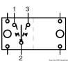 Comutator nautic CARLINGSWITCH (ON)-OFF-(ON), 2 becuri albe, 12V