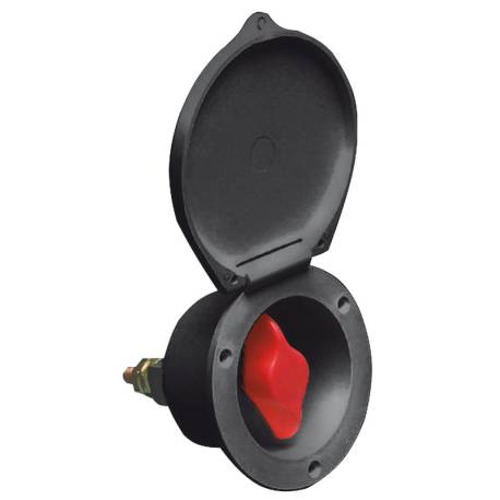 Comutator pentru baterii maritime Heavy Duty, montare incasata, black