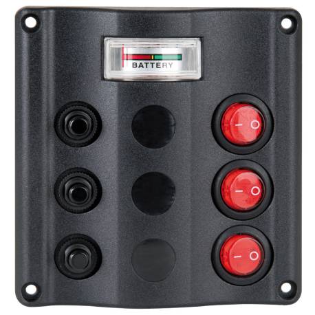 Wave electric control panel 3 + 12V voltmeter