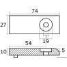 Anod zinc pentru motor Mercury Verado cod original 892227