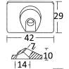 Anod de zinc pentru motoare Mercury 6/8/9.5/15 CP