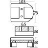 Anod de magneziu pentru motoare sterndrive Mercruiser