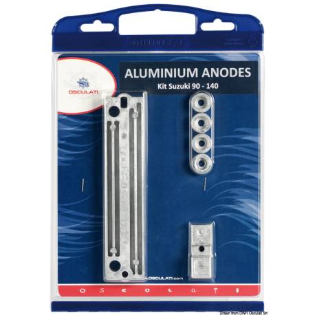 Kit anozi aluminiu pentru motoare outboard Suzuki 90/140CP