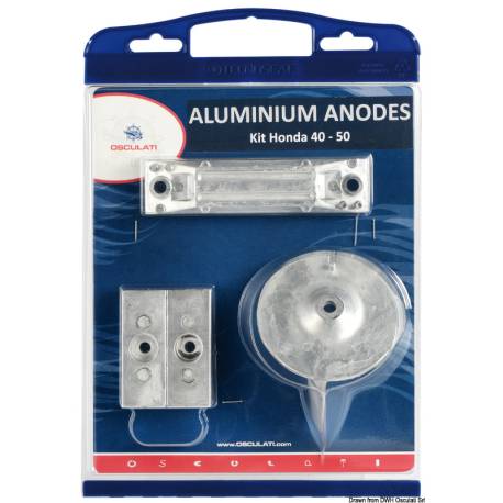 Kit anozi zinc pentru motoare outboard Honda 40/50 HP