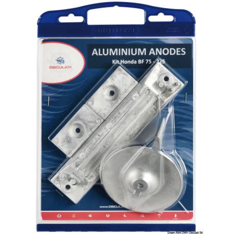 Kit anozi zinc pentru motoare outboard Honda 75/225CP