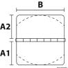 Balama turnata, inox AISI316, 63x63x127mm