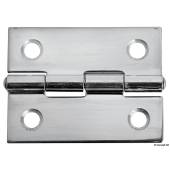 Hinge mirror polished SS 38x51 mm