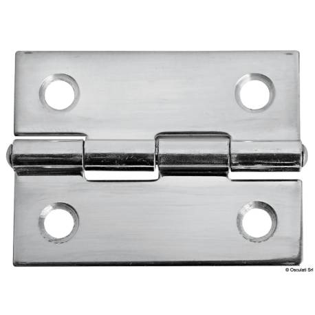 Hinge mirror polished SS 38x51 mm (Blister 2 pcs)