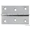 Mirror polished SS rectangular hinge 75x50 mm