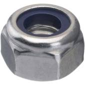 Pachet piulite autoblocante, inox AISI316, 4mm (5 bucati)