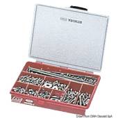 Set suruburi si piulite in cutie de inox OSCULATI 37.300.04, 850 piese