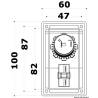 Port USB dublu A si C- modul aditional pentru panou control 14.860.04/14.860.06