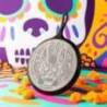 Tigaie din fonta pentru clatite cu logo LODGE Xolo Sugar Skull, 26cm