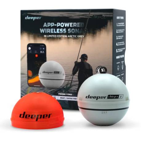 Sonar pescuit DEEPER CHIRP+ 2.0 Limited Edition Grey