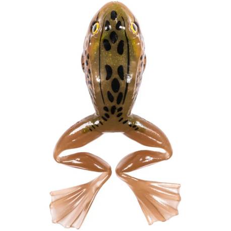 Broasca siliconica LIVETARGETFREESTYLE FROG UNRIGGED 5cm, Chart/Green, 4 buc/plic