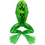 Broasca siliconica LIVETARGETFREESTYLE FROG UNRIGGED 7.5cm, Green/Yellow