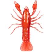 Rac siliconic LIVETARGET CRAWFISH UNRIGGED 9.7cm, Red/Red, 5 buc/plic