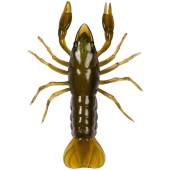 Rac siliconic LIVETARGET CRAWFISH UNRIGGED 7.1cm, Green/Moss, 6 buc/plic