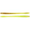 Vierme siliconic LIVETARGET Straight Tail Worm 14cm, Chartreuse/Brown, 10buc/plic