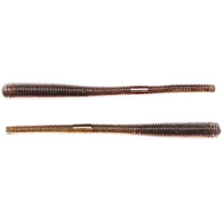 Vierme siliconic LIVETARGET FINESSE WORM 11.4cm, Brown/Black, 10 buc/plic