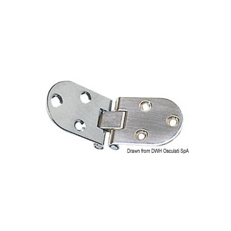 Balama inox pliabila OSCULATI 38.460.06, 2x84x30mm