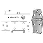 Balama inox OSCULATI 38.840.53, 2.5x97x38mm