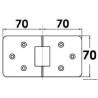 Balama turnata OSCULATI 38.290.30, inox AISI316, 140x70mm