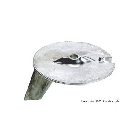 Zinc fin anode for Yamaha 25/60 HP