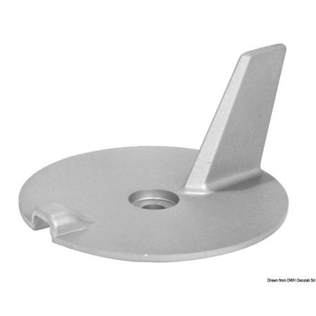 Aluminium fin anode for Yamaha 25/60 HP