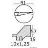 Zinc fin anode 100/225 HP