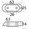 Anod de zinc pentru motoare Yamaha 4-70 CP