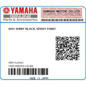 Vopsea spray YAMAHA SHO Shiny Black, 400ml, YME-MBSP0-00-BK