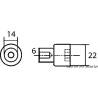 Anod de zinc pentru motoare Yamaha 80-250 CP