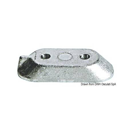 Zinc bridge anode for Yamaha 4/70 HP