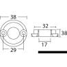 Anod de zinc pentru Vetus Bow 25 kgf