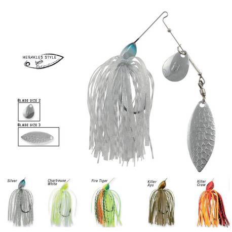 SPINNERBAIT FLATTER TANDEM 1/4oz 7gr Killer Ayu