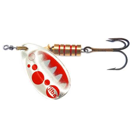 Lingurita rotativa ILBA Tondo Bubble Silver/Red, nr.1, 3g